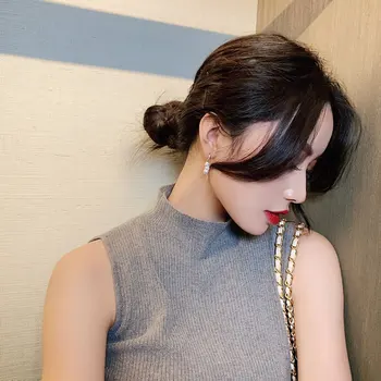 2020 naujas klasikinis žemės riešutai perlų Auskarai, pakabukas moteris Mados neįprastas žirnių formos priedai seksuali mergina šalies Auskarai