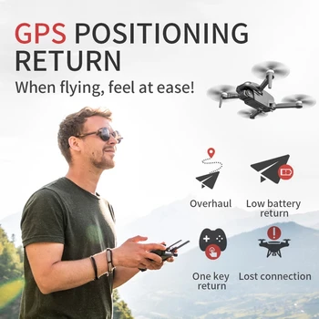 2020 NAUJAS M9968 Drone 5G GPS WIFI 6k HD Mini Kamera Pro Fesional 1200 METRŲ Atstumu FPV DronesProtable Dron