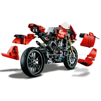 2020 Naujas Motociklo Transporto priemonės, Automobilių Berniukų Žaislai Tinka įrangos pardavimas, biuro įrangos Rinkinys 42107 Ducatiied Statybiniai Blokai, Plytos Panigale V4 R PASIDARYK pats Vaikas