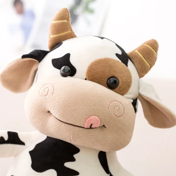 2020 Naujas Pliušinis Karvė Žaislas Mielas Galvijų Pliušinis Įdaryti Gyvūnų, Galvijų, Minkštos Lėlės, Žaislai Vaikams Gimtadienio Dovana Vaikams