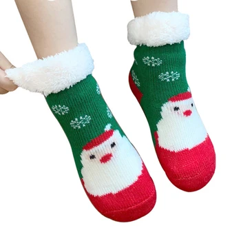 2020 Naujas Plus Storio Terry Kalėdų Dovana Kojinės Berniukams, Mergaitėms Žiemą Laikyti Šiltai Anti-Slip Grindų Kojinės Kūdikių Kojinės 21 Spalvas