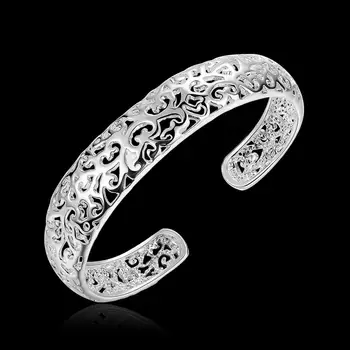 2020 naujų korėjos mados ethinc tuščiaviduriai žiedai bangles moterų 925 sterling skiedra meilės indijos juvelyrikos prabangos prekės