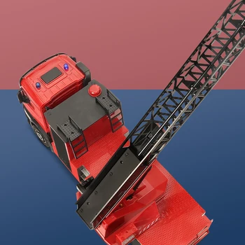 2020 versija, 22 kanalai 1/14 masto Huina 1561/1562 RC gaisrinė mašina su kopėčiomis/vandens purškimo 7.4 V 1200mAh daugiau nei 8 metų amžiaus ES