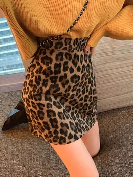 2020Summer lauko moterų leopard aukšto juosmens krepšys klubo sijonas gyvatė skirtleather sijonas sijonas šokių sijonas mados moteriški triko