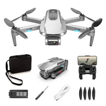 2021 K60 PRO Profesionali Fotografija Tranai GPS Lankstymo 2-Ašis Gimbal 6K HD Kamera RC Drone Quadrocopter Brushless Orlaivių