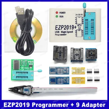 2021Newest EZP2019 USB didelės spartos SPI Programuotojas Paramos win7 & win8 24 25 93 EEPROM 25 Flash Bios Chip Gamyklos Kaina