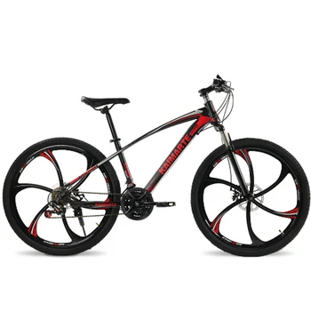 24 ir 26 colių kalnų dviratį 21 greičio dviračių priekiniai ir galiniai diskiniai stabdžiai, dviratis su smūgį absorbuojančiu, važinėjimas dviračiu