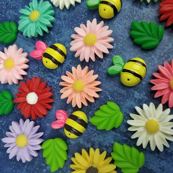 24 vnt/set Kūrybos gėlių bičių serijos šaldytuvas magnetas šaldytuvas magnetiniai lipdukai stiprūs neodimio lenta magnetas namų deco