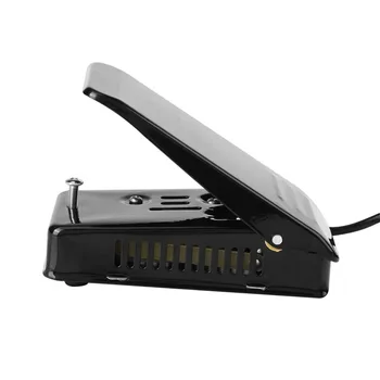 25A 250V Juodas Plastikinis ES Plug Namų Siuvimo Mašina Pėdų Kontrolės Pedalas su Laido Siuvimo Mašinų Dalys Pedalu Valdytojas