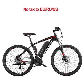 27 greitasis elektrinis dviratis Aliuminio lydinio elektrinis dviratis suaugusiems-3 peiliai, 26 colių dvigubi diskiniai stabdžiai e dviratį kalnų ebike