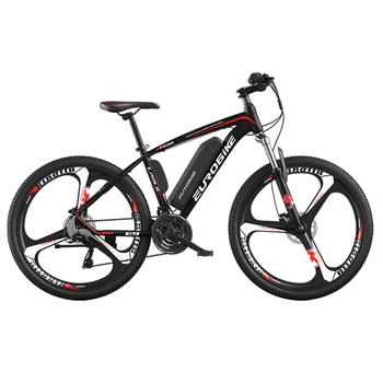 27 greitasis elektrinis dviratis Aliuminio lydinio elektrinis dviratis suaugusiems-3 peiliai, 26 colių dvigubi diskiniai stabdžiai e dviratį kalnų ebike