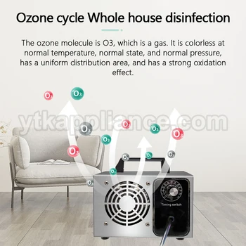 28g/h Nešiojamų Ozono Generatorių Ozonizer Oro Valytuvas Sterilizer gydymas Ozonu, be formaldehido Ozono mašina