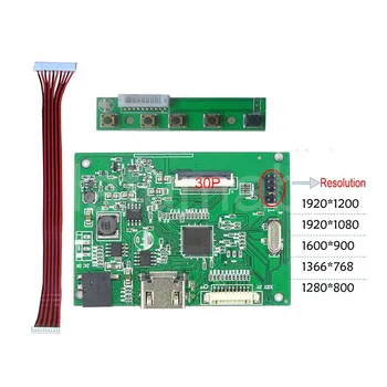 2HDMI edp 30 pin valdiklio plokštės Modulio 