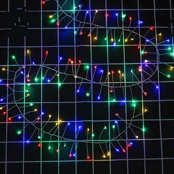 2M 5M Vandeniui Fejerverkas LED Vario Viela, Styginių Šviesos Šventė Lauko Pasakų Žibintai Kalėdų Šalis, Vestuvių Dekoras