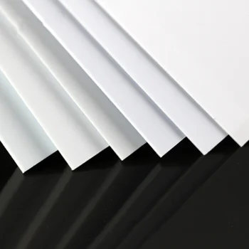 3 VNT. ABS lapas stireno plokštė 200 mm x 250 mm, balta naujas dalis 