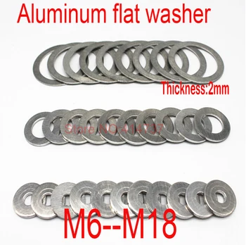 3000 Vnt 14x20x2mm Aliuminio plokščių valytuvų Aliuminis sandarinimo žiedas Aliuminis sandarinimo tarpinės