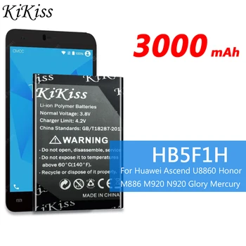 3000mAh HB5F1H Baterija Huawei Honor U8860 M886 C8860E E8660 M920 Šlovės M886 Mercury Kriketas Telefonas +Sekimo Numerį