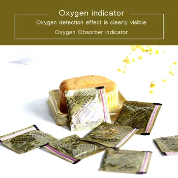 30CC Deguonies Amortizatoriai indikatorius 400pieces atskirus maišelius Deoxidizer spalva keičiasi deguonies indikatorius išlaikyti sausą maistą šviežią