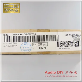 30pcs/50pcs AV R82 0.1 uF/100V 5% MKT kojų vario plėvele, kondensatorius (100nF originalios kasetės juostos iškrovimas) nemokamas pristatymas