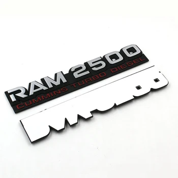 3D Automobilių Galinis Lipdukai Eksterjero RAM Logotipas Ženklelis Automobilių Stilius Dodge RAM Nitro Challenger Ram 1500 Durango Karavanas Kalibras