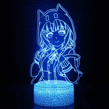 3D Led Nakties Šviesos Anime Skaičius Mano Herojus Mokslo Šviesos Tamaki Lempa 16 Spalvų, Dovana Vaikams, Miegamojo Puošimas Vaikų Naktiniai staleliai, Stalinės Lempos