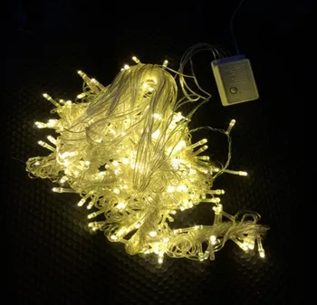 3Mx 3M 300LED Lauko LED vandeniui valdytojas Kalėdų Dekoratyvinis String Pasakų Užuolaidų Girliandas Šalies Žibintai AC110V-220V