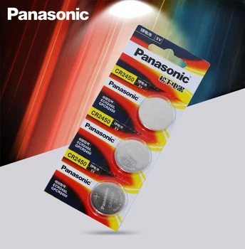 3pcs Naujas Originalus Panasonic CR2450 CR 2450 3V Lithium Button Cell Baterijos Monetos Baterijas Laikrodžiai,laikrodžiai,klausos