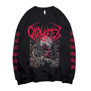 4 dizaino vilkas deathcore grupė Carnifex Pollover Palaidinukė roko hoodie sunkiųjų metalų sudadera rokeris streetwear, vilnos Viršutiniai drabužiai