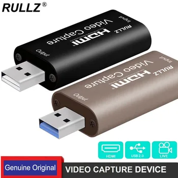 4K 1080P Videocapture Įrenginį HDMI Užfiksuoti Kortelė, USB 3.0-2.0 Video Grabber Perjungti PS4 Žaidimas Live Transliacijos vaizdo Kameros DVD Įrašymas