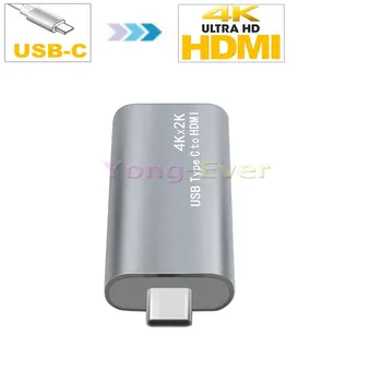 4Kx2K Tipas-C USB 3.1 C Tipo Male HDMI Moterų 2K Raiškos Ekranas Ekranas Adapteris Konverteris, skirtas Mac Book Pro. 2016 m. 2017 m.
