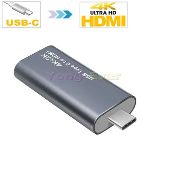 4Kx2K Tipas-C USB 3.1 C Tipo Male HDMI Moterų 2K Raiškos Ekranas Ekranas Adapteris Konverteris, skirtas Mac Book Pro. 2016 m. 2017 m.