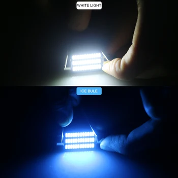 4pcs 31mm LED Automobilio Salono Šviesos Girlianda Canbus Lempa 9 SMD Kamieno Dome Žemėlapio Lemputė Šviesos MAZDA 2 3 5 6 2012 2013