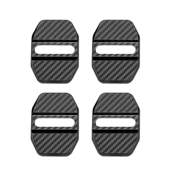 4pcs auto Anglies pluošto modelis durų užraktas padengti atveju BMW X1 X3 X4 X5 X6 X7 automobilių reikmenys