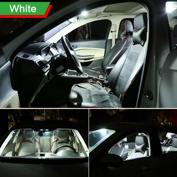 4pcs Automobilio LED Žibintai Interjero Dome Skaityti Kamieno Lempa Nissan NV200 2010 2011 2012 2013 2016 2017