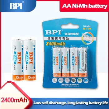 4pcs BPI AA 2400mAh 1.2 V NI-MH baterija, dėl Žaislų fotoblykstės sąsiuvinis mobiliojo ryšio belaidės pelės elektroninis žodynas