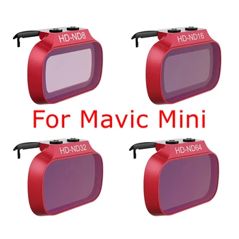 4pcs Mini Mavic Filtras DJI Mavic Mini ND8 ND16 ND32 ND64 ND Fotoaparato Objektyvo Filtrai, Fotografijos Reikmenys