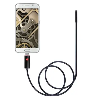 5.5 mm, 2M Endoskopą Poveikio Šviesos Automatinis 2 In 1 Išmanųjį telefoną USB Tikrinimo Kamera, Skirta 