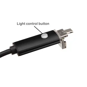 5.5 mm, 2M Endoskopą Poveikio Šviesos Automatinis 2 In 1 Išmanųjį telefoną USB Tikrinimo Kamera, Skirta 