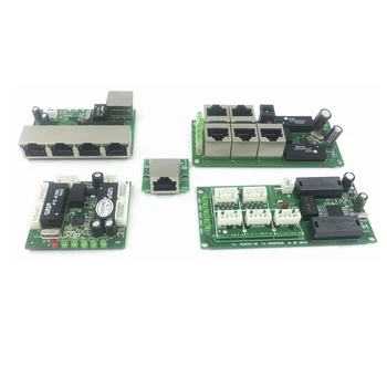 5 pin ethernet switch plokštės modulio 10/100mbps switch 5port PCBA valdybos OEM ethernet switch 5 RJ45 Laidinis