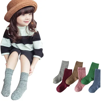 5 poros / daug korėjos mados naujų rudens / žiemos medvilnės vaikams kojinės vaikams krūvos kojinės berniukams mergaičių kojinės