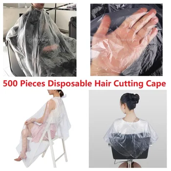 500* Vienkartinių Haircutting Pelerinos Kirpykla Namų Šampūnas Plaukų Formavimo Prijuostė
