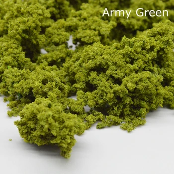 50g/maišelio Modelis Armijos Žalios Žolės Milteliai Mažosios Architektūros Medžio Miltelių, Diorama Statybos Sodo Scena Priėmimo Medžiaga