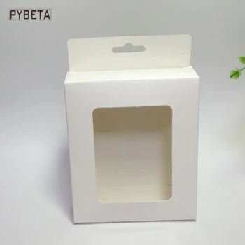 50pcs - Balto Popieriaus Langelį su lango žvakė žaislai mėginio saldainiai šalies dovanų pakavimo dėžės