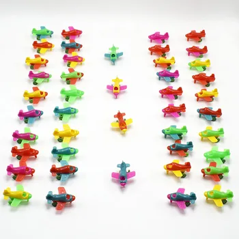50pcs/daug Mini Plastiko Mažas Lėktuvas Sklandytuvas Žaislai Vaikams Vaikų Švietimo Kišenėje Žaislas Lauko Šalies žaislai LYQ