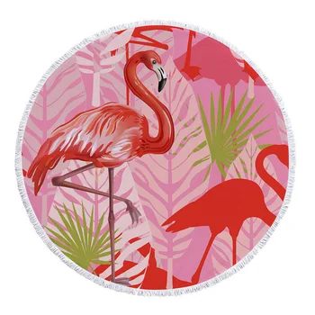 520g Mikropluošto Turas Paplūdimio Rankšluostį Flamingo Storio Dušas, Vonios Rankšluosčiai Vasaros Ratas Jogos Kilimėlis toalla de playa valgiaraščių de plage