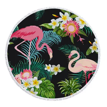 520g Mikropluošto Turas Paplūdimio Rankšluostį Flamingo Storio Dušas, Vonios Rankšluosčiai Vasaros Ratas Jogos Kilimėlis toalla de playa valgiaraščių de plage