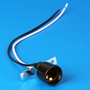 5vnt/daug 30cm JAV standartas, Europos standartinį E17 lempos laikiklis šviesos dezinfekavimo priedai 10V3W izoliacija Bakelite lempose .
