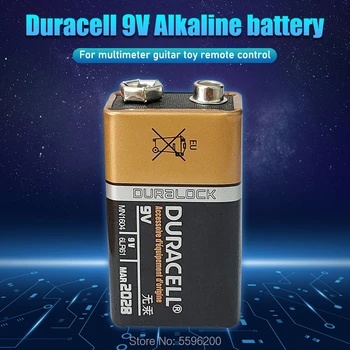 5VNT DURACELL 9V Šarminė Baterija 6F22 PPP3 6LR61 MN1604 Naudojami multimetras, elektroninės durų skambutį, elektroninių svarstyklių Baterija