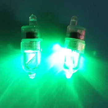 5vnt LED Giliai Lašas samteliais Pritraukti, Suvilioti Žvejybos Strobe Flash Šviesos Masalas Indikatorius SAL99