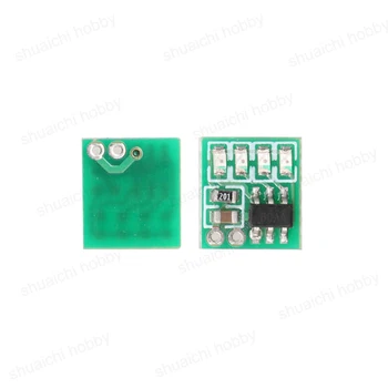 5vnt Micro Mini, Ličio Baterijos Talpos Indikatorius Modulis LED Mirksi 3V-4.2 V fr RC Lėktuvo FPV Nuoroda PCB Lenta